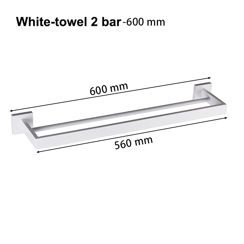 Matte White Bathroom Hardware Accessories Robe Hook Toilet Paper Holder Towel Holder Bar Towel Rail Rack Toilet Brush: Burgundy