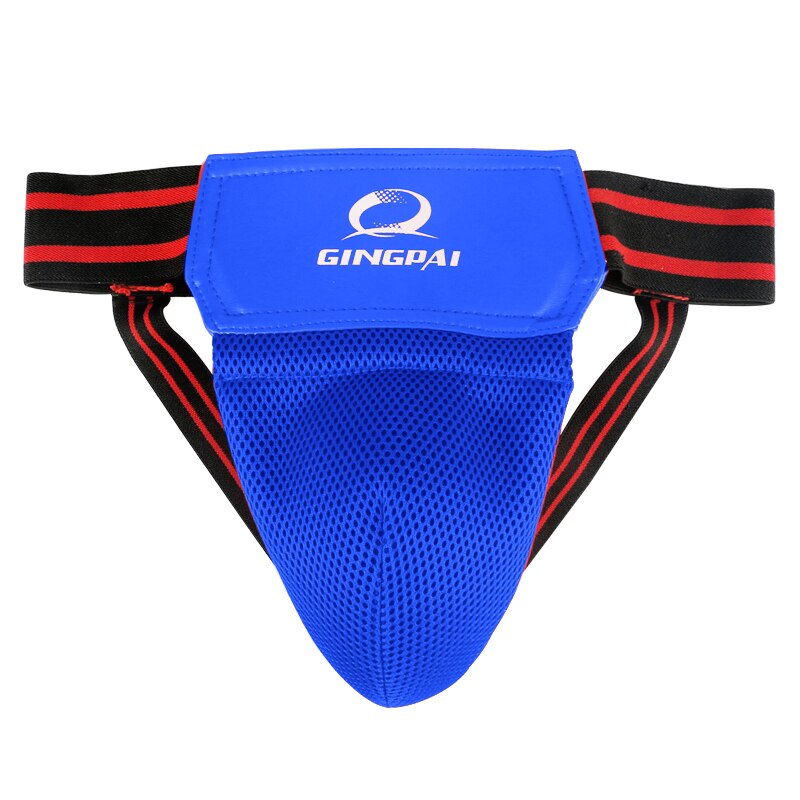 Volwassen Mannelijke Rode Mma Kruis Protector Tkd Karate Lies Guard Kind Mannen Lies Protector Kick Boksen Bescherming Jockstrap: Blauw / L 170 to 185 cm