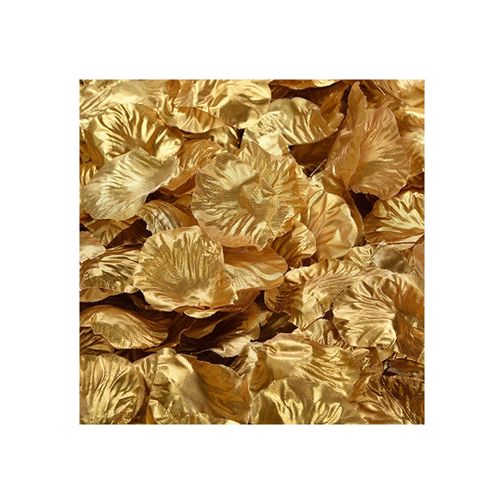 100 stk silkebløde kunstige rosenblade farverige bryllup romantisk silke rose blomst til bryllup dekoration forsyninger: Nr. .14