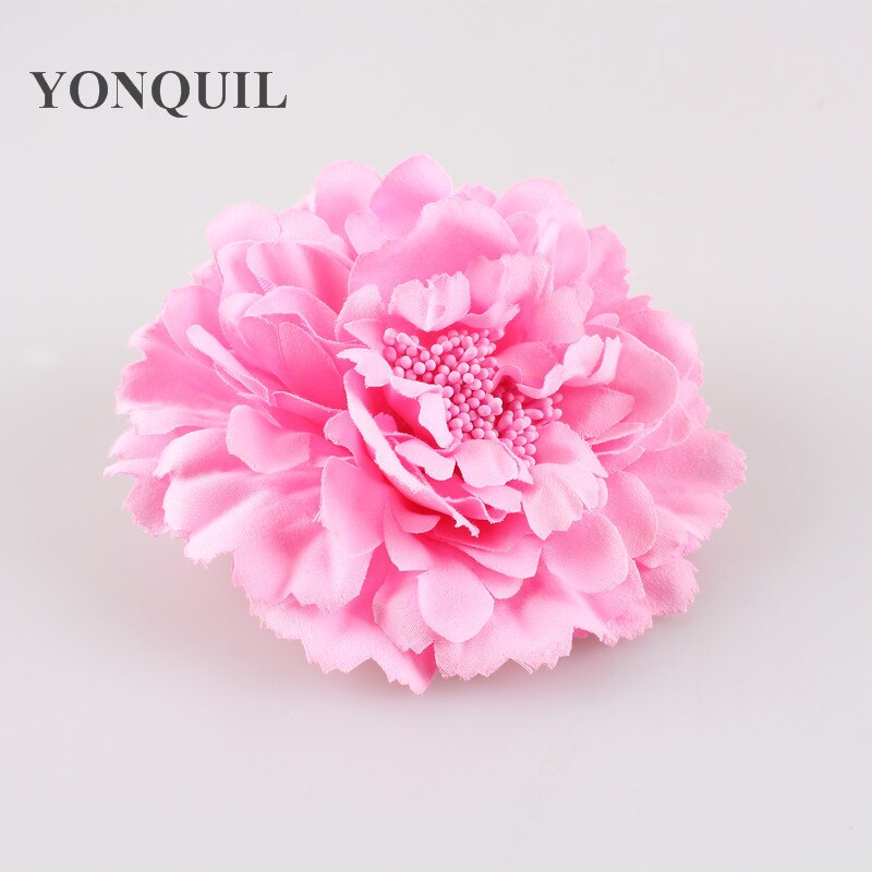 Vrouwen dames bloemen hoofdband bruid bruiloft haarband fascinators haaraccessoires fantasierijke veren hoofdtooi mesh huwelijk: Roze