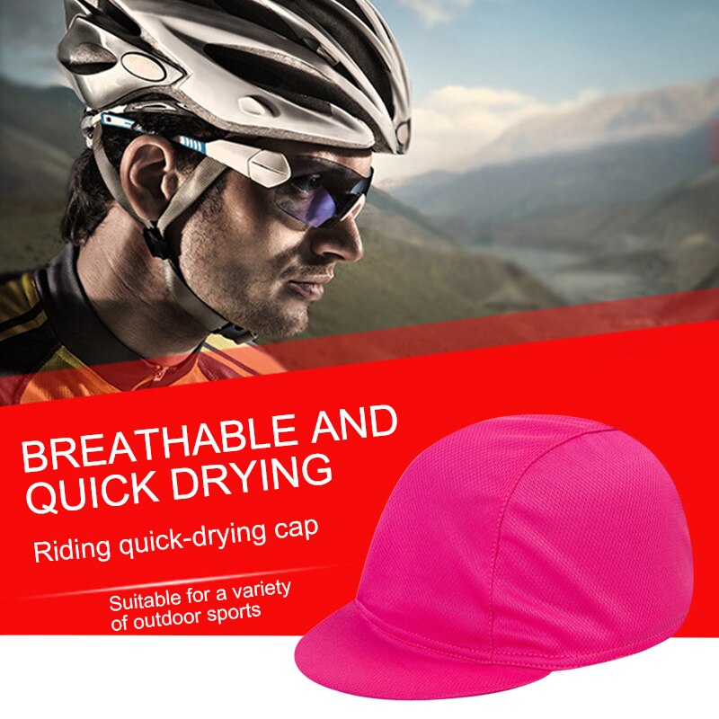 Sunscreen Cycling Cap Mesh Lycra Breathable Road Bike Headband MTB Bicycle Head Wear Under Helmet Liner Summer port Hat Scarf