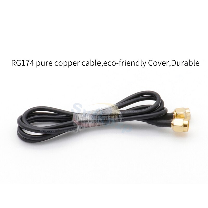 Pure Copper RG174 WIFI Extension Cable Gold Plated SMA Male to Male Antenna Network Pigtail Extension Cable for Router WLAN