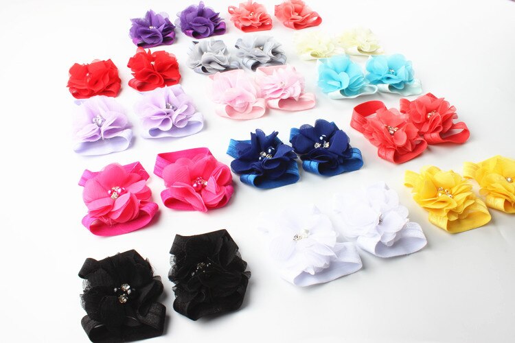 Baby Lace Foot Flower Barefoot Shoes Decorated Toddler Infant Socks Summer Style Sweet Accessories For Girl Photo Props