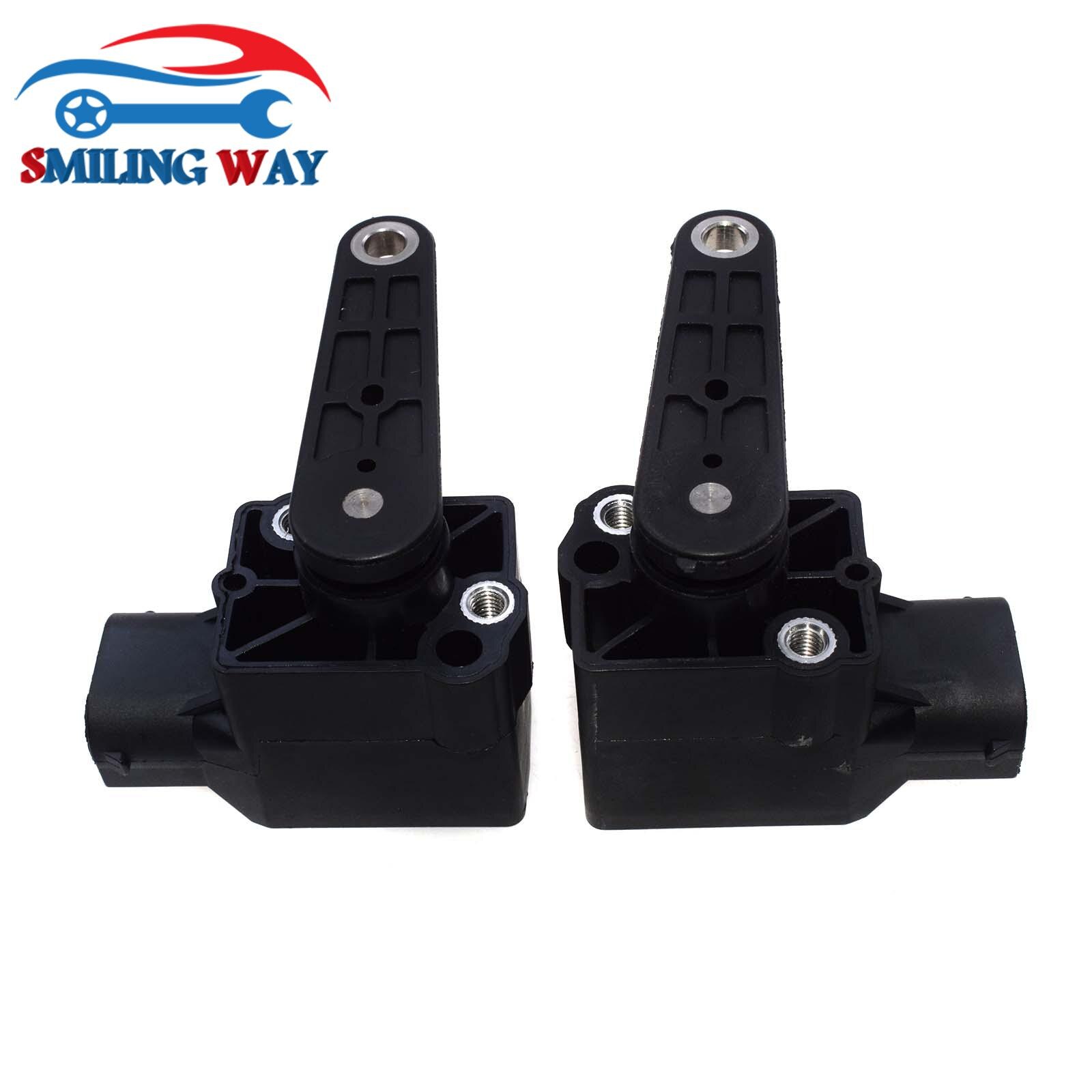 Koplamp Level Sensor Voor Achter 37140141444 37140141445 + Connector Plug Voor Bmw E81 E46 E90 E93 E92 E91 E38 x5 Z4 Z8