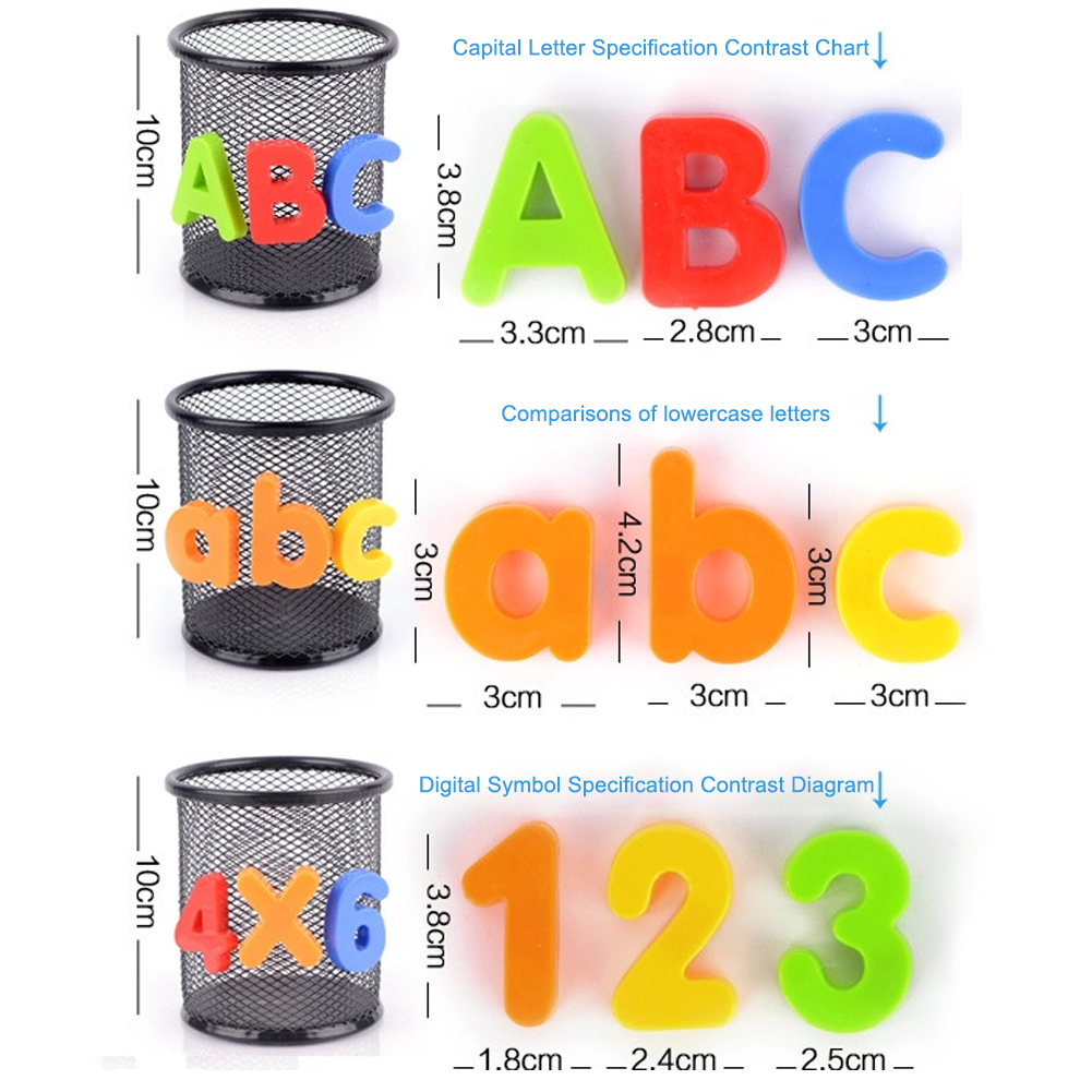 Multicolor magnético números abecedario magnético para nevera aprendizaje juguete infantil educativo imán de nevera de aprendizaje ortografía Juguetes