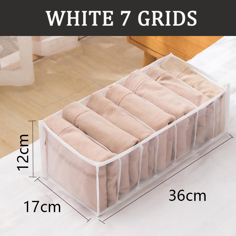 Unterwäsche Bh Veranstalter Lagerung Kasten Höschen Socken Lagerung Boxen Kleiderschrank Kleidung Organizer Schubladen Separator Boxen: Licht Gelb