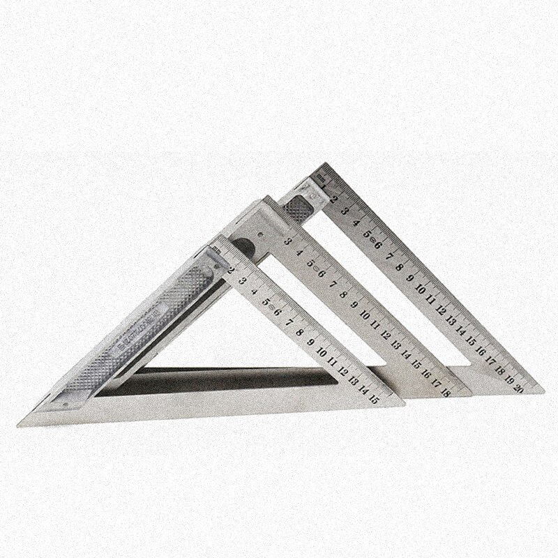 150mm length Triangle Ruler 90 Degree Square Thick Stainless Steel Triangular rule Woodworking tool measurement and drawing