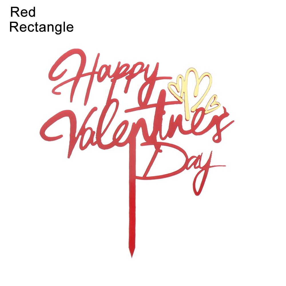 Décoration de gâteau pour la saint-valentin, décoration de Cupcake pour anniversaire, mariage, fête de la saint-valentin, 1 pièce: 5