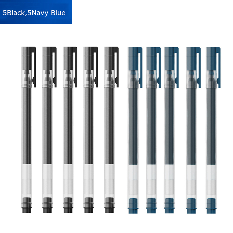 Beifa 10pc/5pc Gel Pens Set Super Durable High capacity Sign Pen Pучка 1800M Writing boligrafo School Office Stationery Supplies