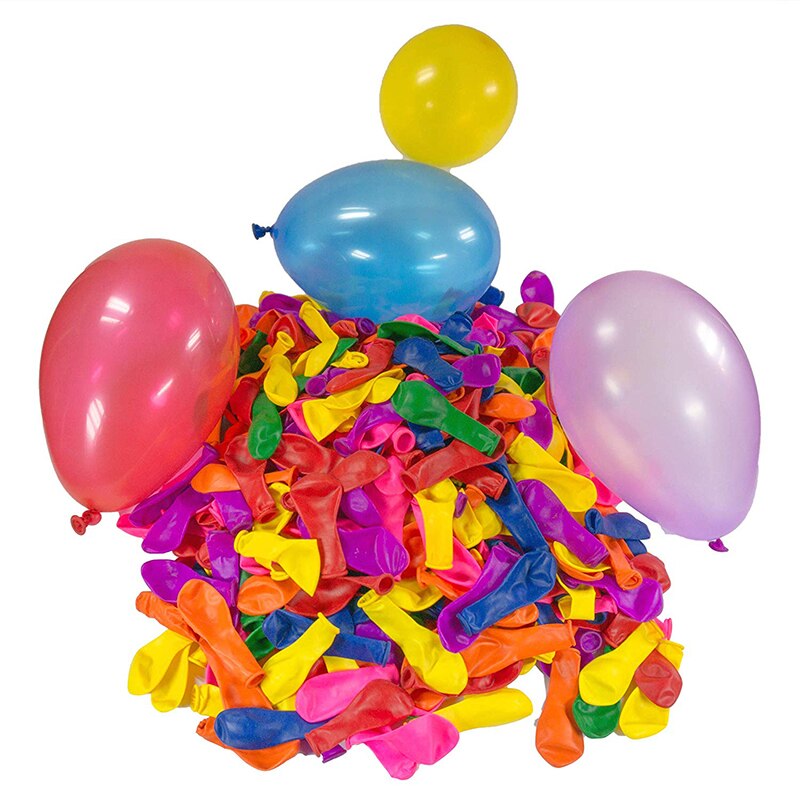 500 st små ballonger runda flerfärgade latexbalonger bröllopsfest utomhus rolig leksak baby shower balon ton