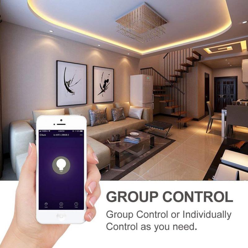 YZ LED Spotlights Tuya Smart WiFi 5W GU10 GU5.3 MR16 LED Bulb Remote Voice Control RGB Dimmable LED Lighting For Alexa Google
