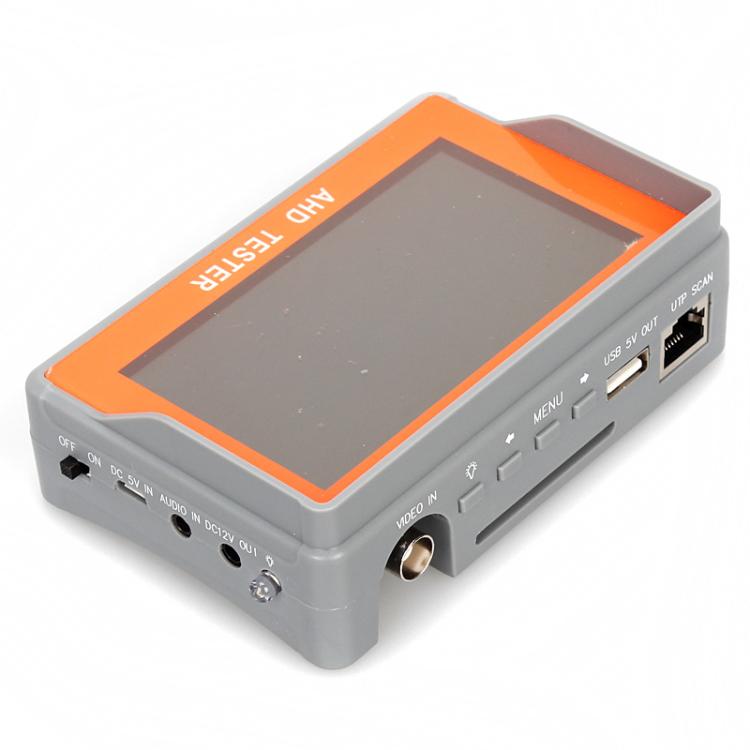 4.3" HD 1080P AHD CCTV Camera Test Display Monitor Tester DC 12V-Output