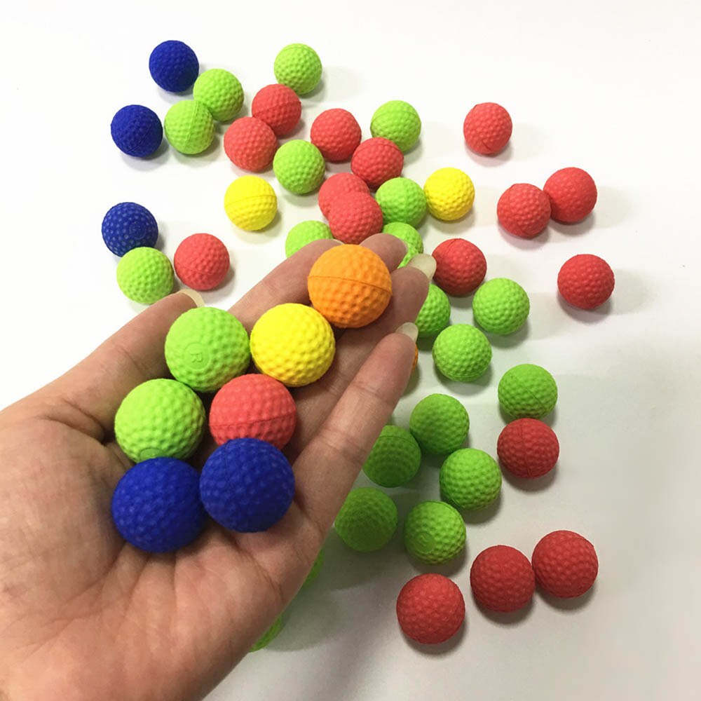 100 pcs Kleurrijke Ballen EVA Foam Golf Zachte Ballen Voor Refill Speelgoed ongeveer 2.2 cm