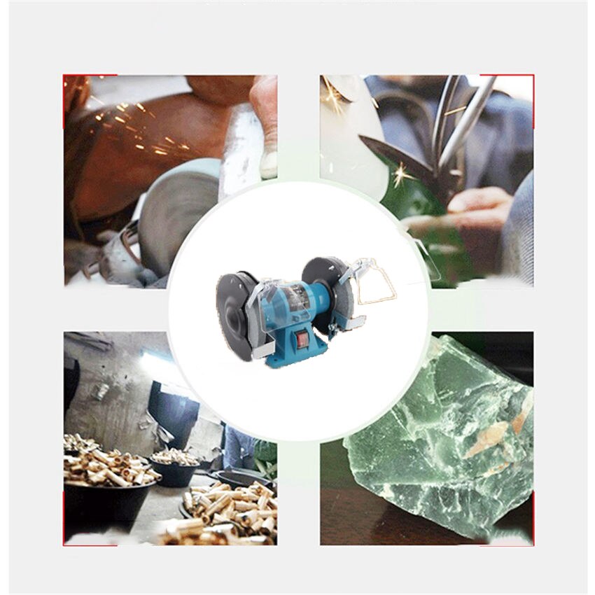 MD3212-1 5-inch 6-inchMulti-Functional Bench Grinder Rotary Grinder Polishing Machine 2956r/min Desktop Grinding Machine 220V