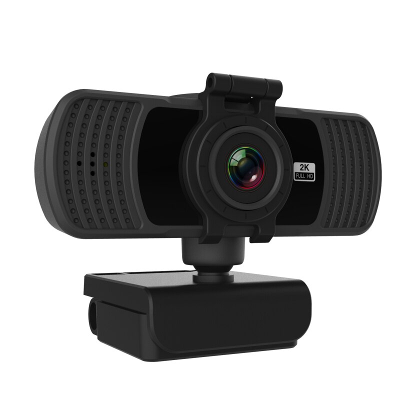 Webcam d'ordinateur avec Microphone intégré 2K Full HD No 1080P grand écran vidéo travail maison accessoires USB Web caméra pour PC Linux: Default Title