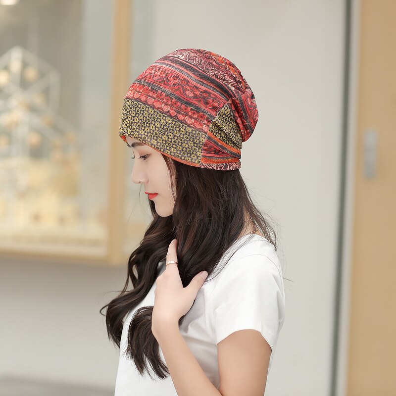 Chapeau Turban en coton élastique | chapeau couleur unie pour femmes, foulard , Bonnet intérieur Hijabs, casquette Hijab femme musulmane, enroulé pour la tête: A-10