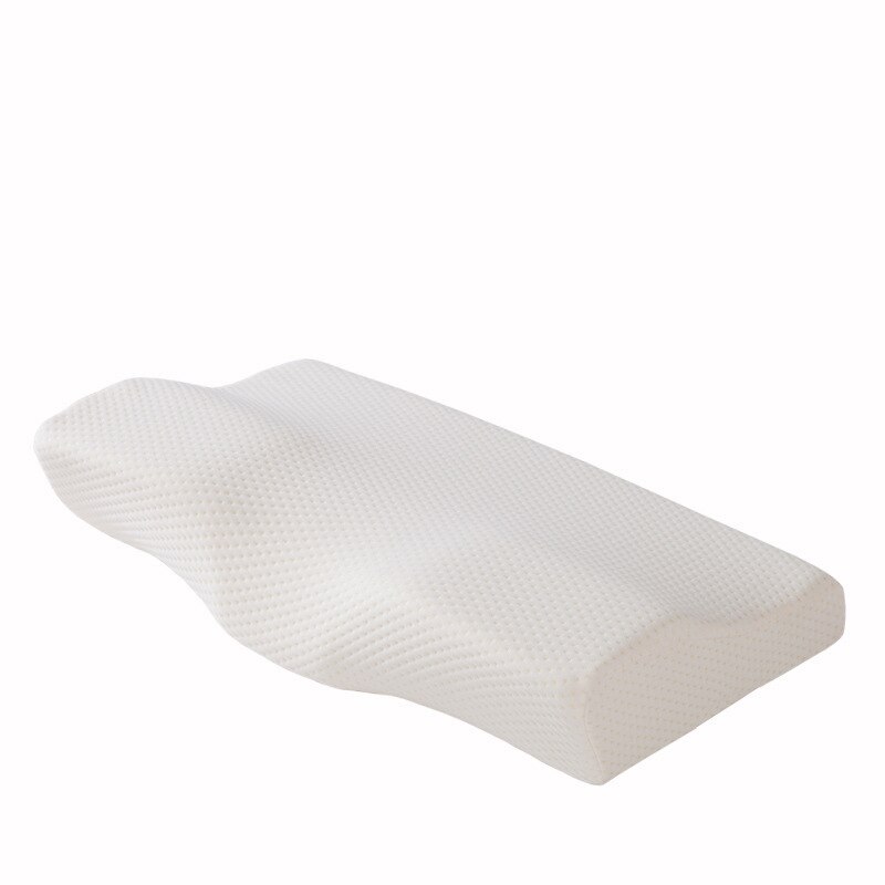 Corthopedic nakke pute minne skum pute for søvn cervical puter konturert ortopedisk minne skum pute for nakkesmerter: Hvit