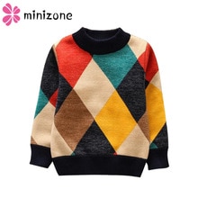 O-Neck Boys Sweaters Baby Stripe Plaid Pullover Knit Kids Clothes Autumn Winter Tops Children Sweaters Boy Clothing