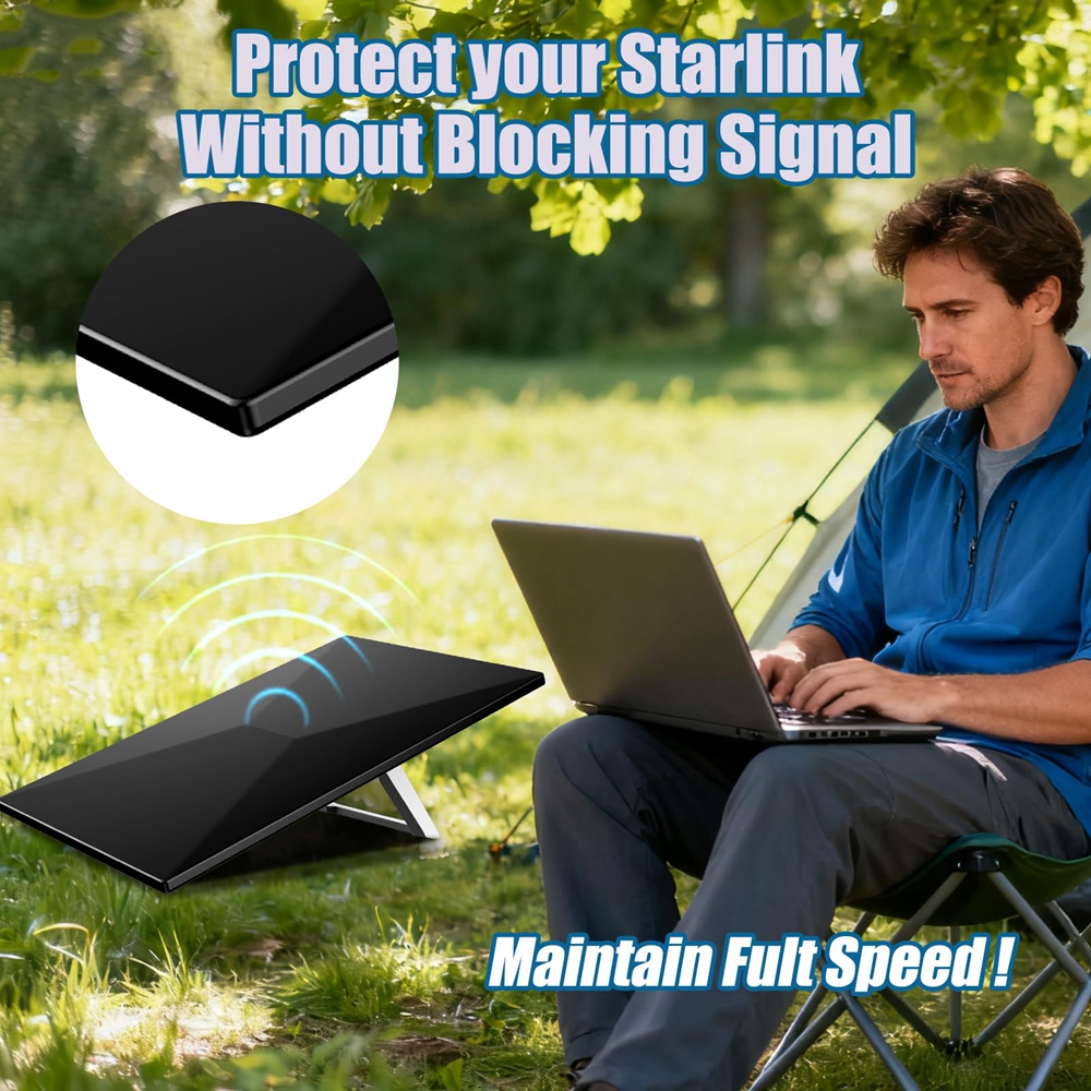 Capa protetora de silicone para starlink gen 3 , resistente a choques, respingos, areia, granizo e poeira, capa rígida para acessórios starlink gen 3