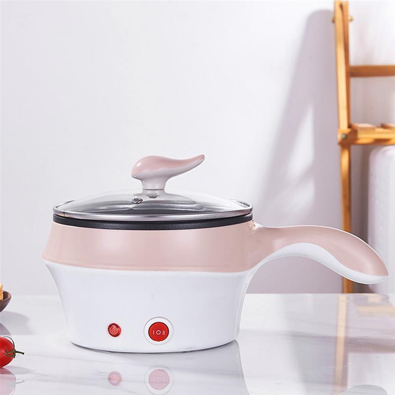 Mini Multifunction Electric Cooking Pot Machine Single/Double Layer Available Pot Multi Electric Rice Cooker Non-stick pan