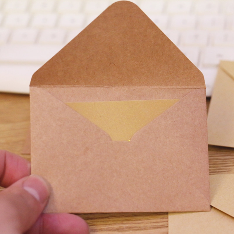 10pcs Blank Cards with Envelopes Thank You Cards Handmade DIY Blank Envelope Postcards for Birthday Party Inivitation