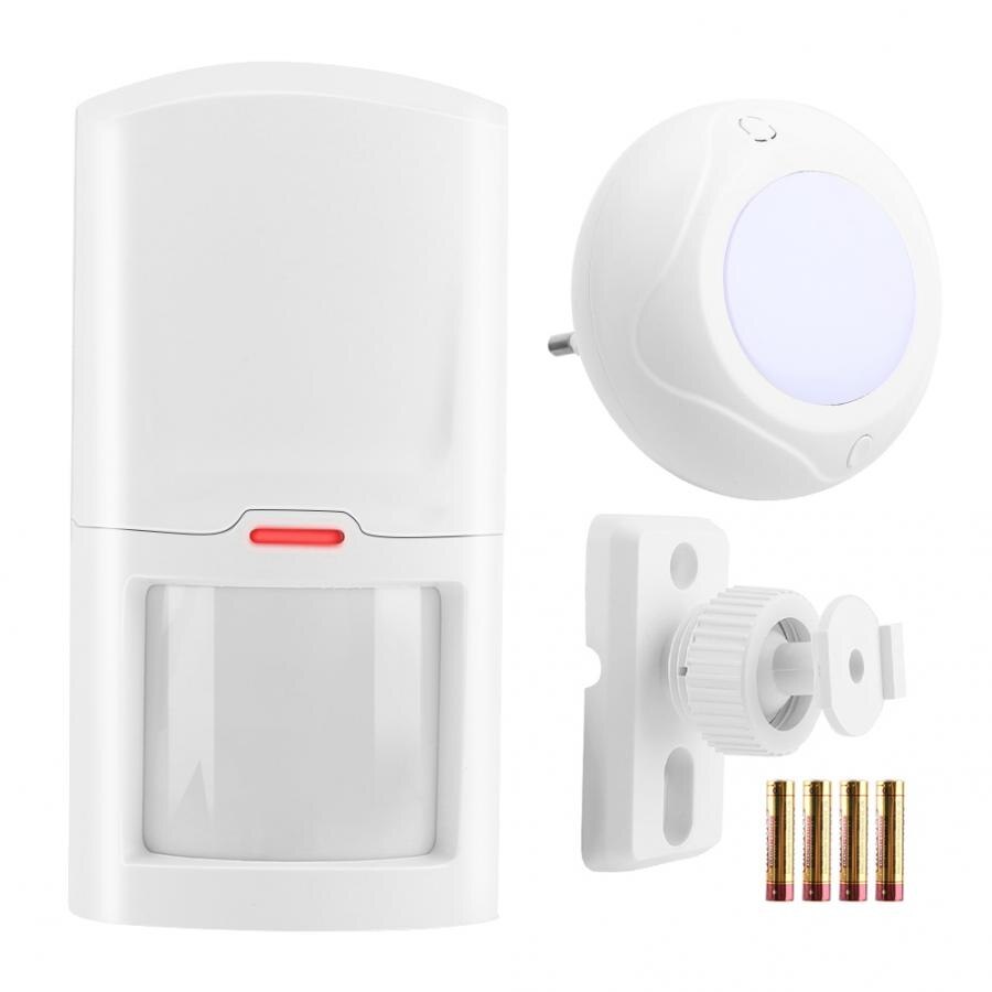 siren sirene alarme Wireless Security Alarm System 1 Sound Light Siren 1 Infrared Sensor Detector (JD11+HW-03D) sirena alarma