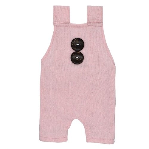 Newborn Props Boys Girls Costume Infant Buttons Romper Baby Photography Outfit 85WA: PINK