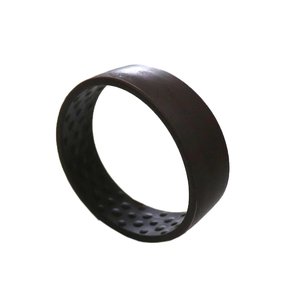 Silicone Foldable Elastic Hair Bands Women Girls Magic Ponytail Holder Stretch Hair Ties Simple Multifunction O Hair Accessories: Coffee