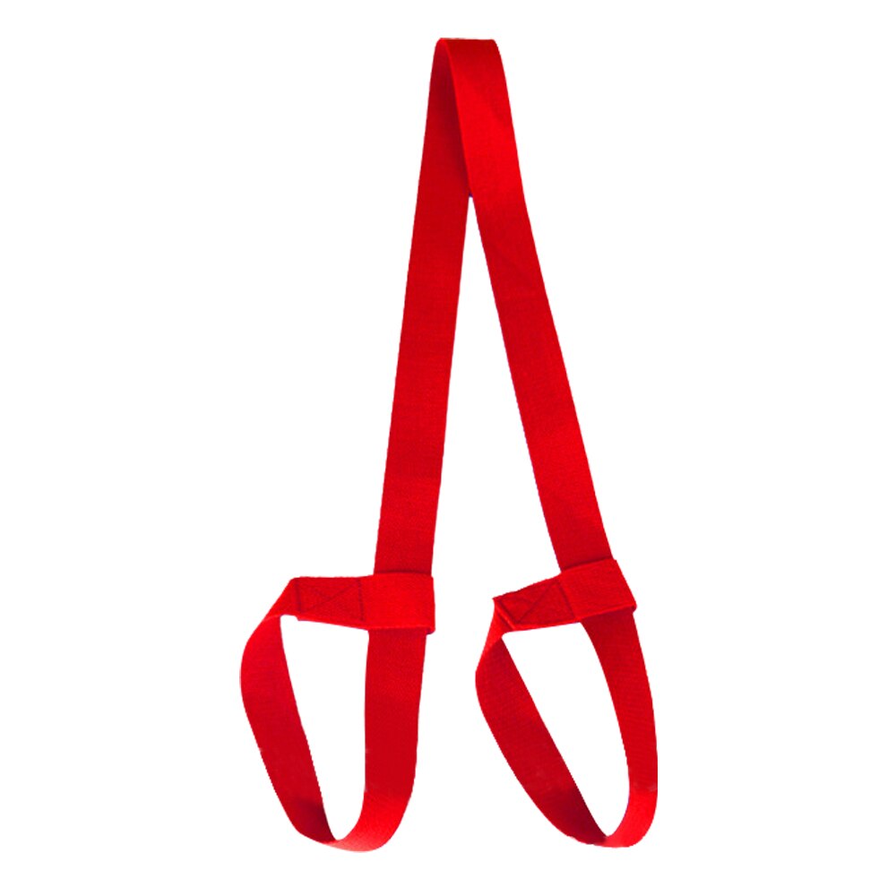 Yogamatte Gurt - Verstellbarer Sling Schulter Trage Gurt - Fitness Übung Elastischer Yoga Gurt: Rot 1