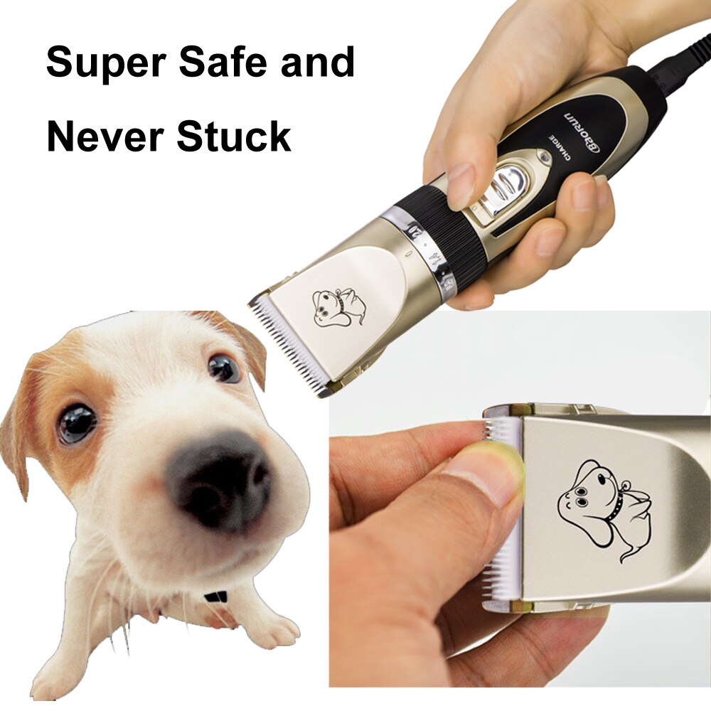 Rechargeable Pet Cat Dog Hair Trimmer Grooming Kit Horse Electrical Clipper Shaver Set Haircut Machine