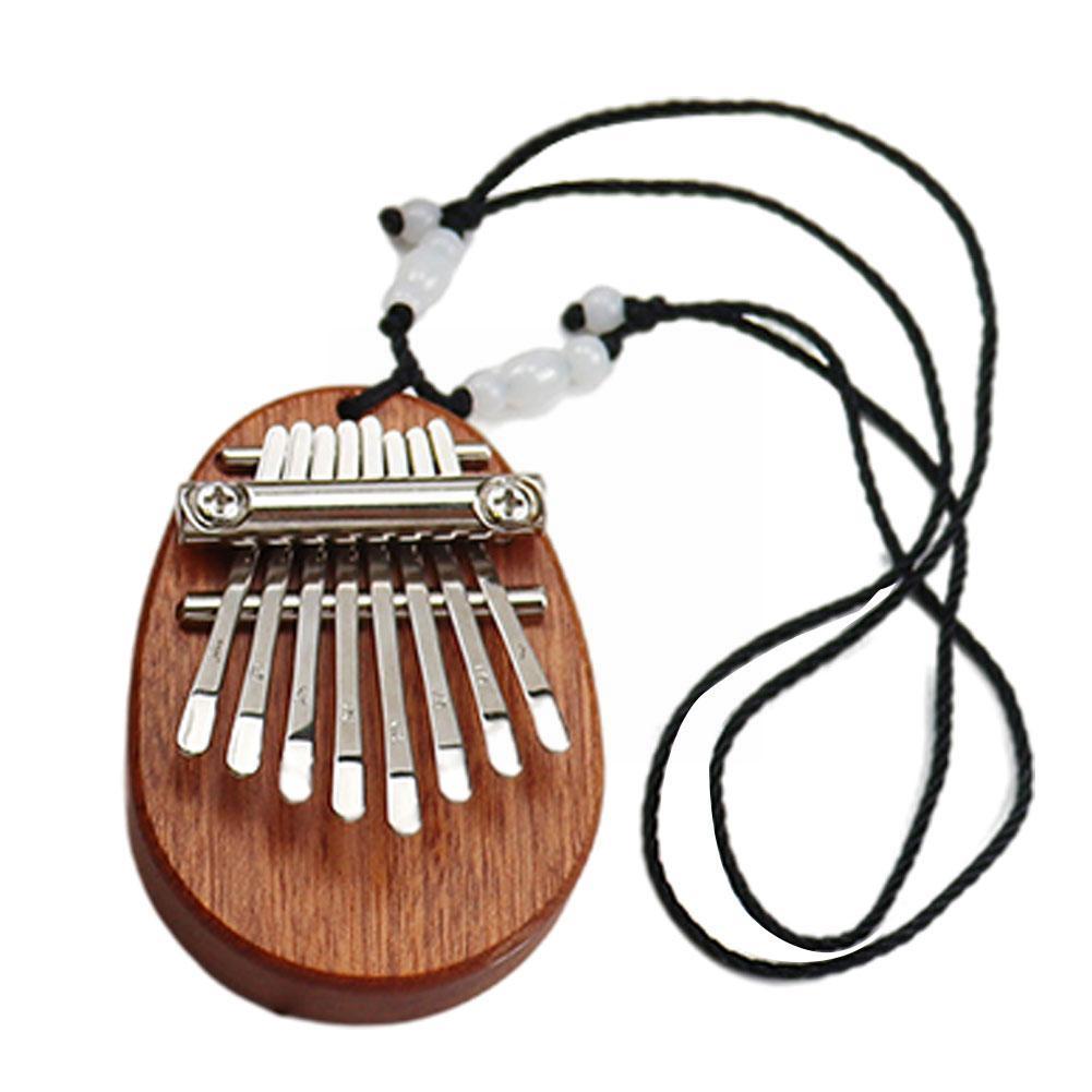 8-tone Kalimba Thumb Piano Mini Eight-tone Kalimba Finger Piano Musical Instrument Eight-tone Keyboard Wooden Finger B4t7