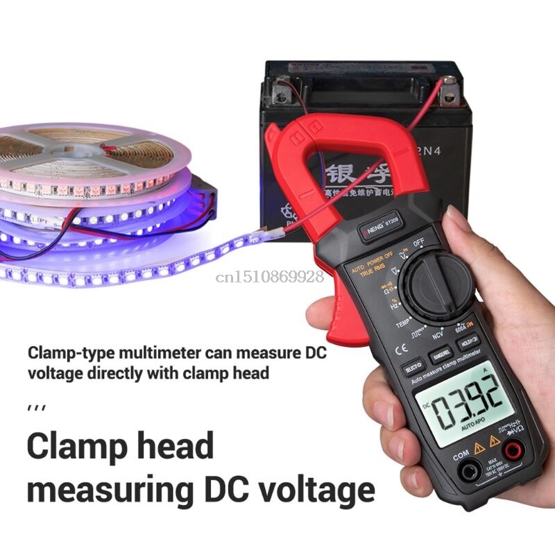 6000 Counts True RMS Clamp Meter Digital Multimeter NCV Square Wave Output Diode