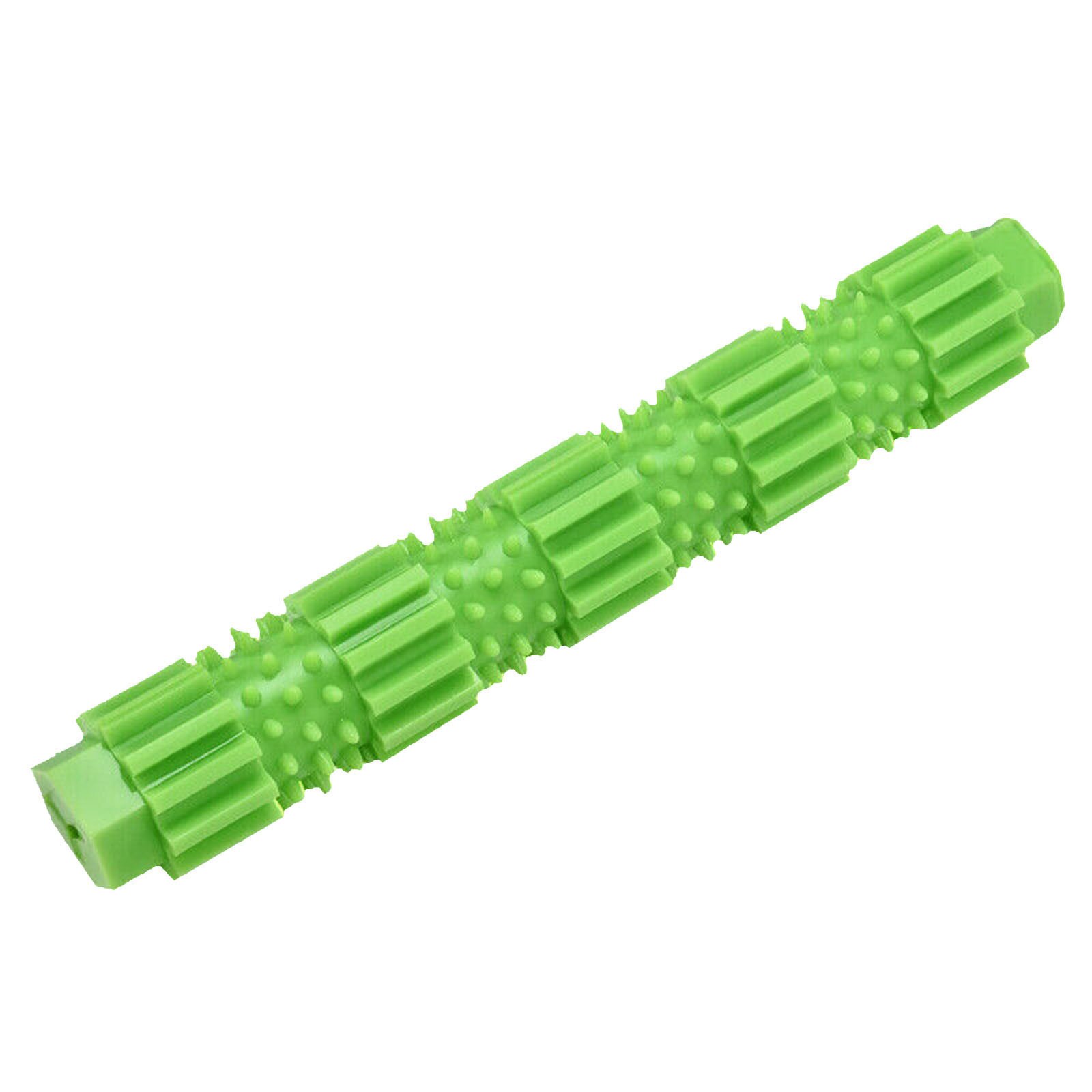 Dog Chews Toy For Aggressive Chewers Treat Dispensing Rubber Teeth Cleaning Toy for Small Dogs Pets Puppy Toothbrushes Toys: Green