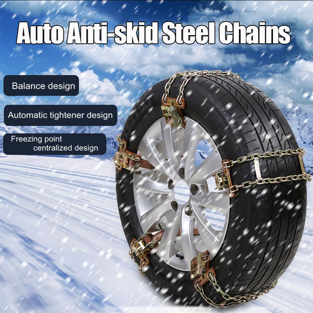 Winter ausgleichen Anti-Unterhose Stahl Kette Tragen-beständig Auto Ketten Für Eis Schnee Schlamm Straße