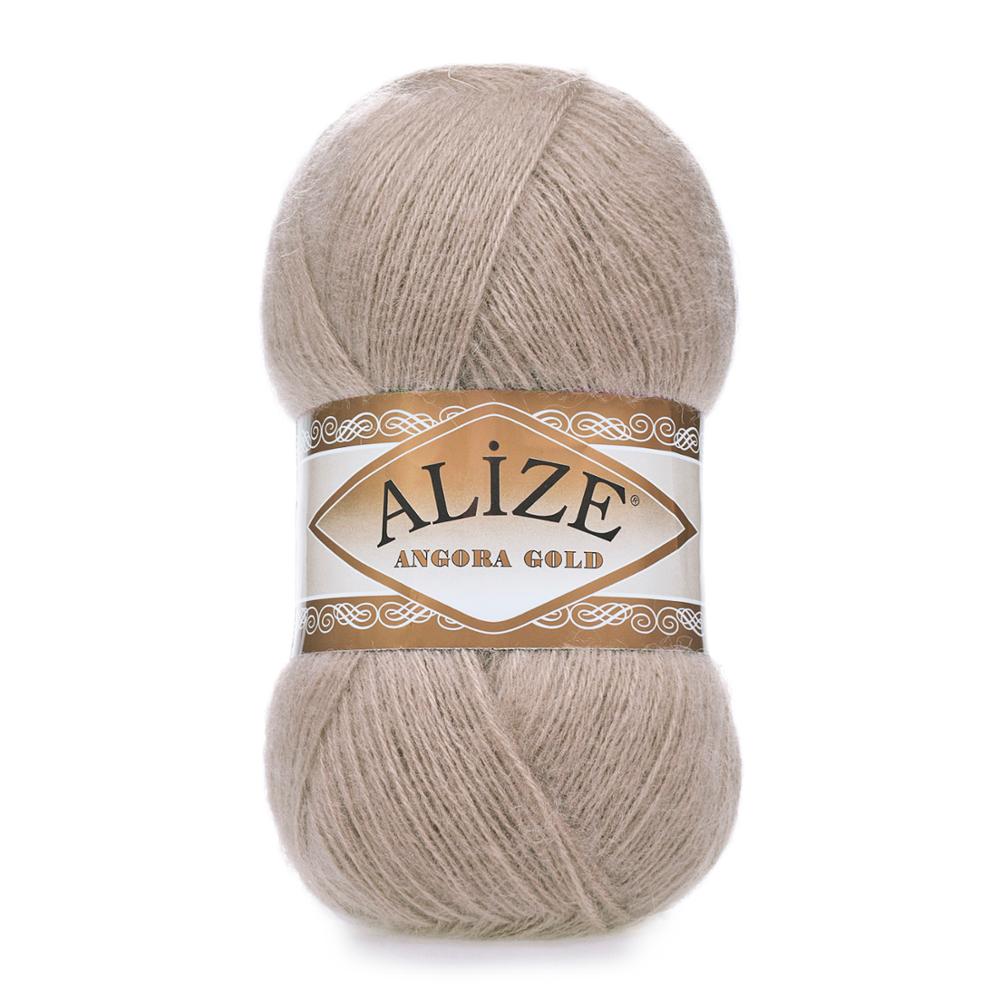 Uld håndstrikket garn  (4 kugler ) 39 farvemuligheder 550 meter (100gr)  strik garnkugle - alize angora guld - vinter - varmt - tørklæde - sjal - baret - tæppe - cardigan - kjole - varm - vinter - lavet i kalkun - gør det selv: 541