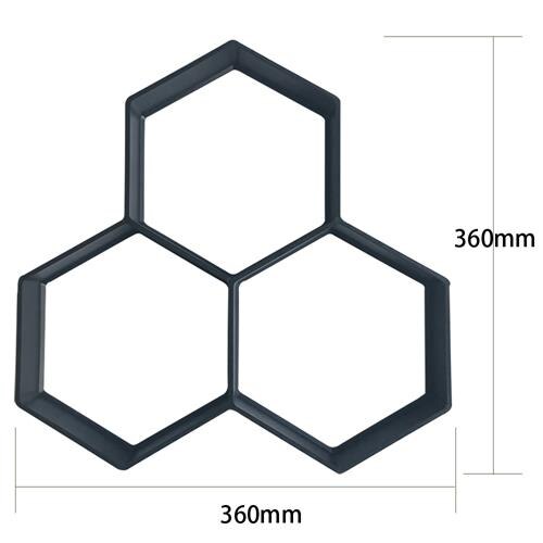 1pc manuelt hage fortau mold diy manuelt veibelegg sement betong murstein stein støpe hageverktøy diy hage: Jeg