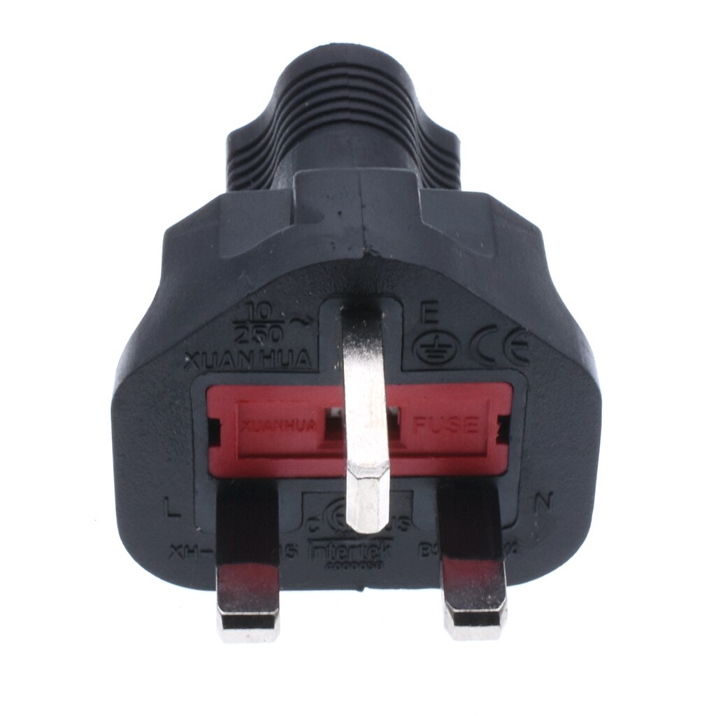 UK to NEMA 5-15R AC Conversion plug, BS-1363 TO NEMA 5-15R,13A/250V,With fuse Fused portable Plug Adapter