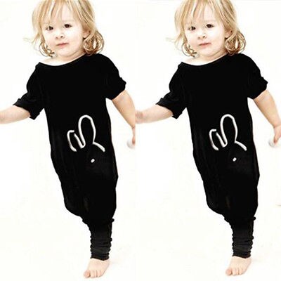Summer Newborn Kids Baby Boy Girl Cotton Rabbit Romper Jumpsuit
