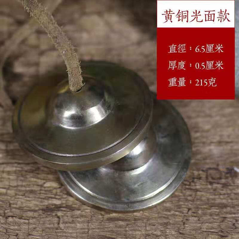 6.5cm Tibetan Bell Meditation Handcrafted Cymbal Bell Copper Crisp Sound Lucky Symbols Buddhist Temple: C