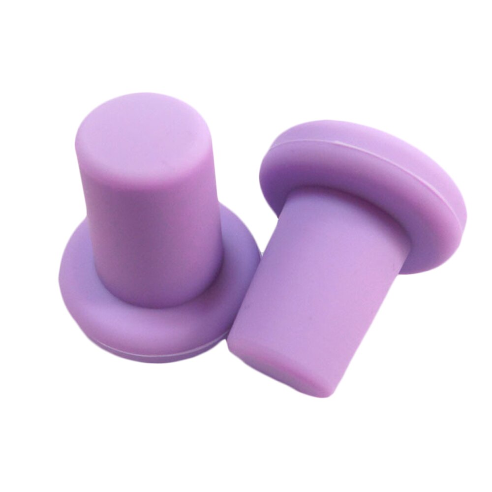 Tapones de silicona para botellas, tapón para botellas, herramientas de preservación de Bar familiar, , seguro y saludable para cocina, 6 colores: light purple