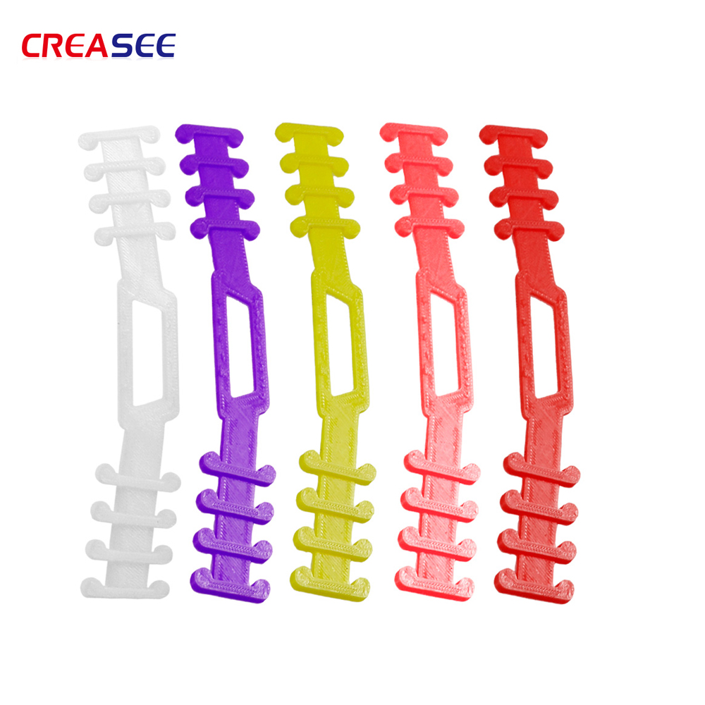 5 Pcs 3D Gedrukt Masker Strap Extender Size Aanpassing Gesp 5 Pcs Vierde Versnelling Verstelbare Anti-Slip Masker Oor grips Extension Haak