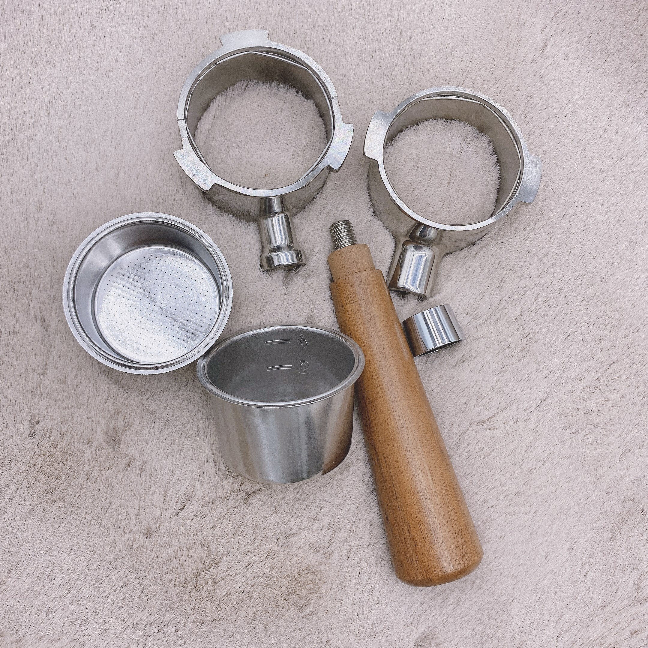 EC680/EC685 Bottomless Portafilter 51MM for Delonghi dedica machine Filter Replacement Filter Basket بورتافلتر ديلونجي Espresso
