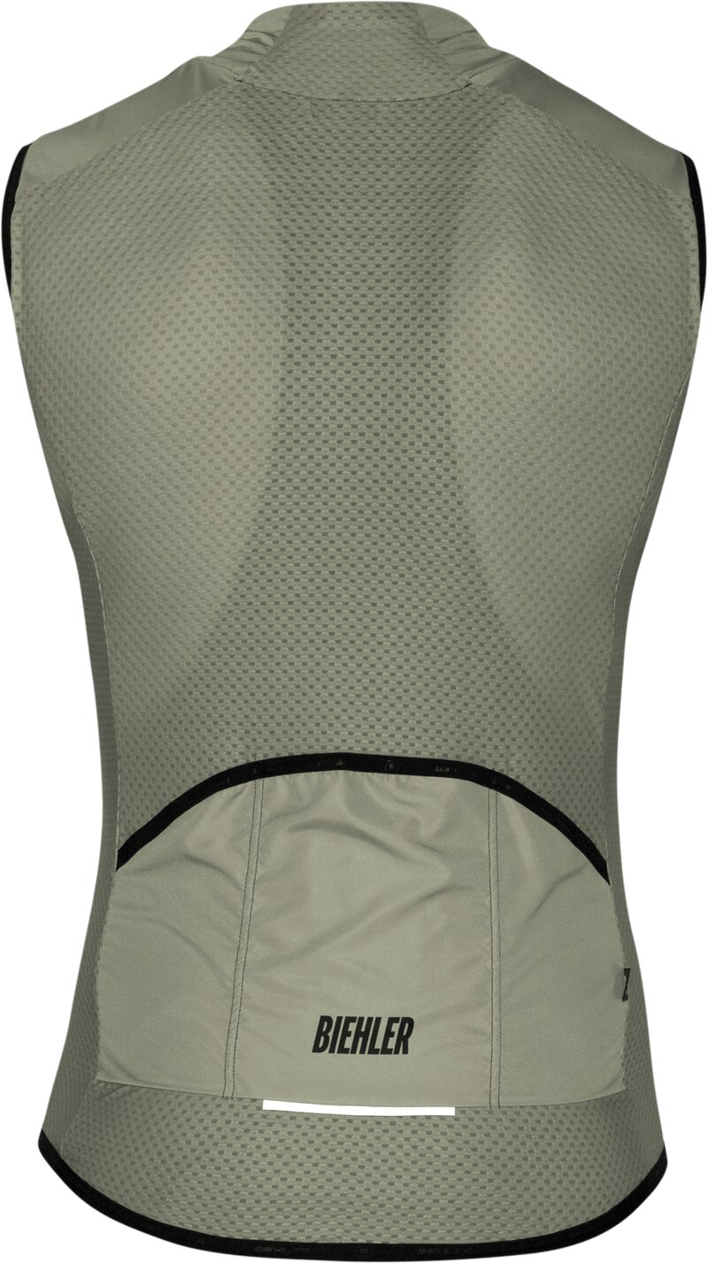 licht windstop gilet radfahren winddichte weste biycle outwear Fahrrad kleidung grau und grün