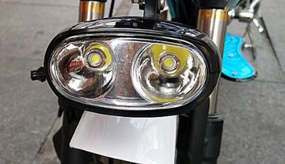 Motorcykel scooter framljus med horn hl -119