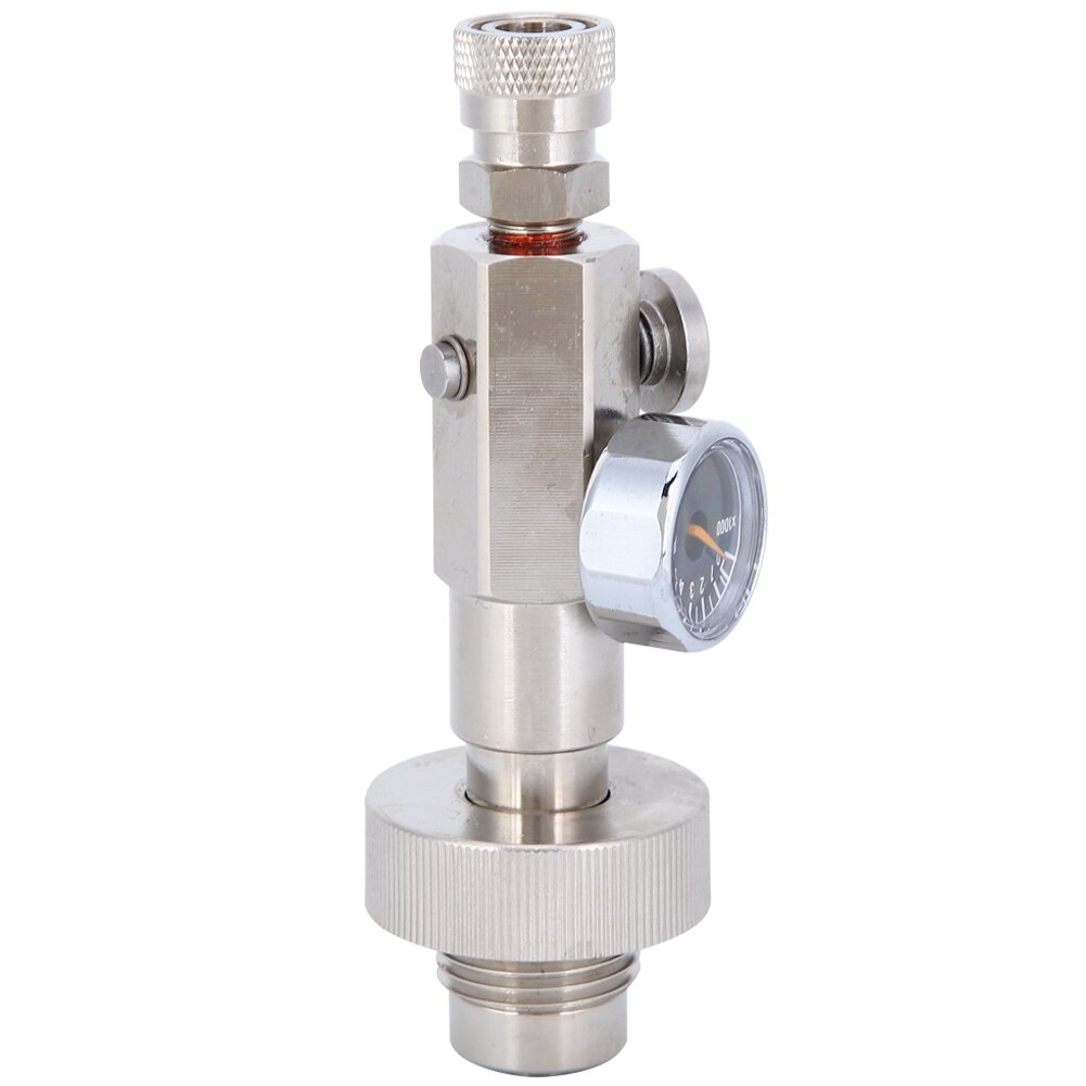 Hex Inflation Valve Stainless Steel Inflation Valve High Pressure Fire Protection Inflation Valve Diving Oxygen Cylinder