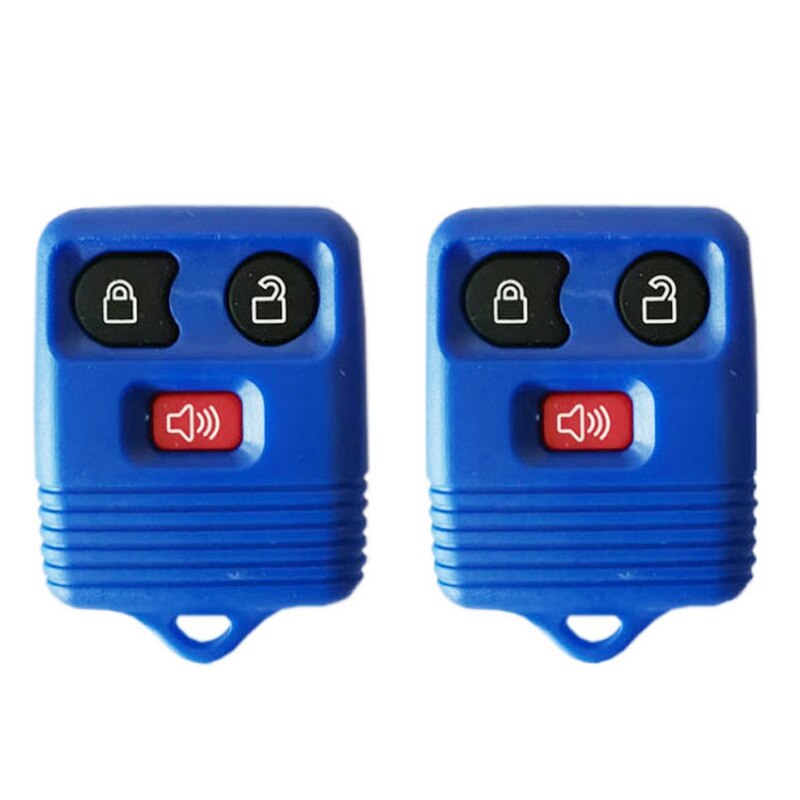 2 Pcs Key Fob Keyless Entry Remote for Ford-Blue – Grandado