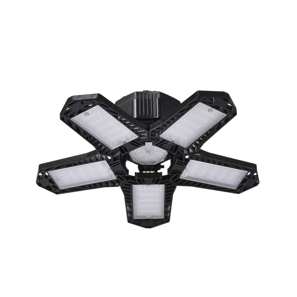 Garage Light Deformable Foldable Garage Ceiling Lamp Adjustable Angle 80W/100W for LED Garage Light Indoor Outdoor: 80W one piece