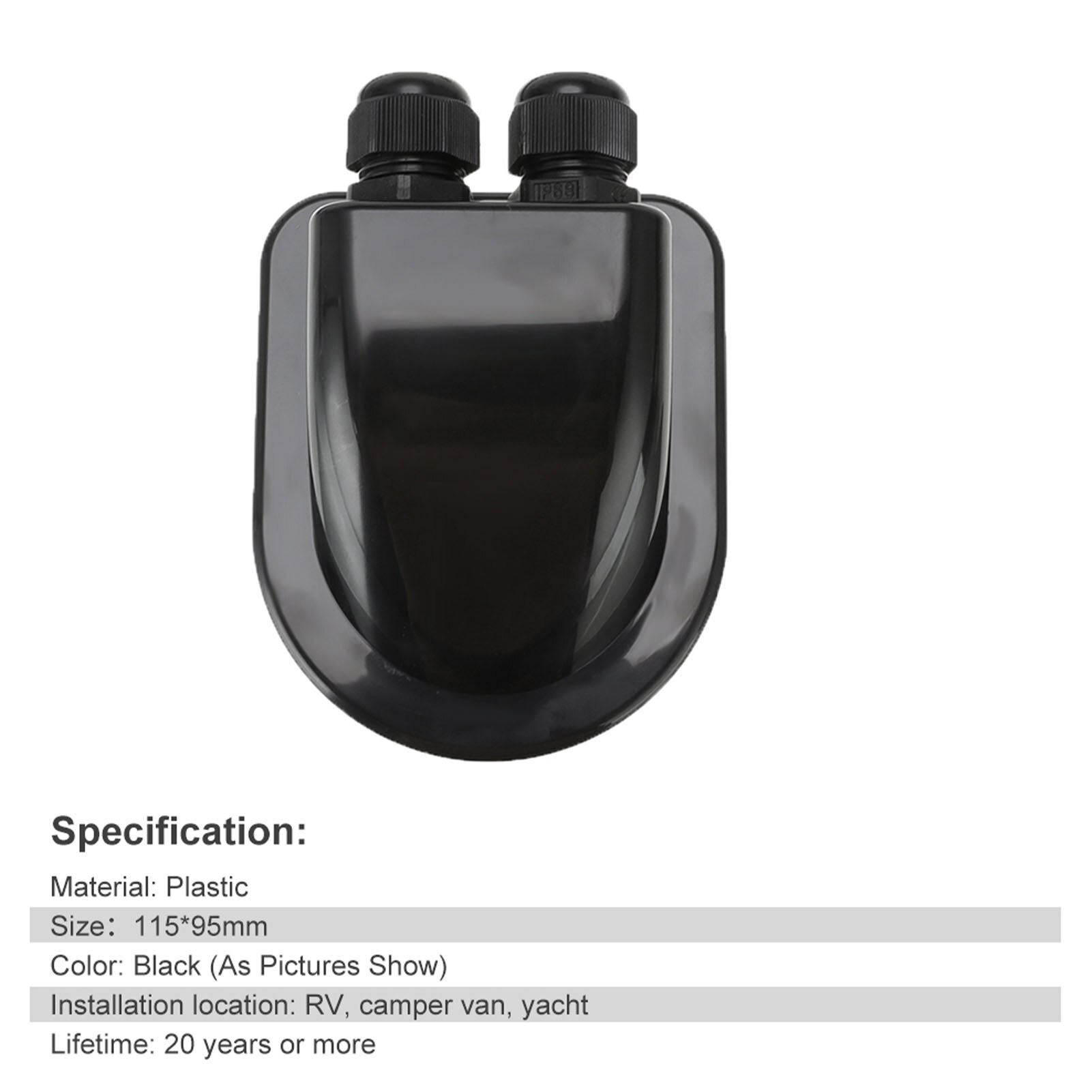 1PC Plastic Junction Box Project Instrument Case Outdoor Indoor DIY Durable Solar Battery Panel Tools Electric Enclosure Cable