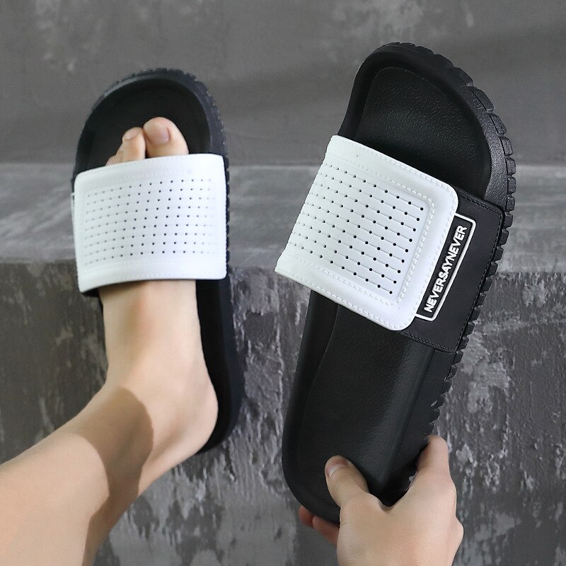 Pantofole da spiaggia da uomo pantofole moda all'aperto estive comode morbide suola in EVA pantofole da bagno per interni infradito antiscivolo per la casa