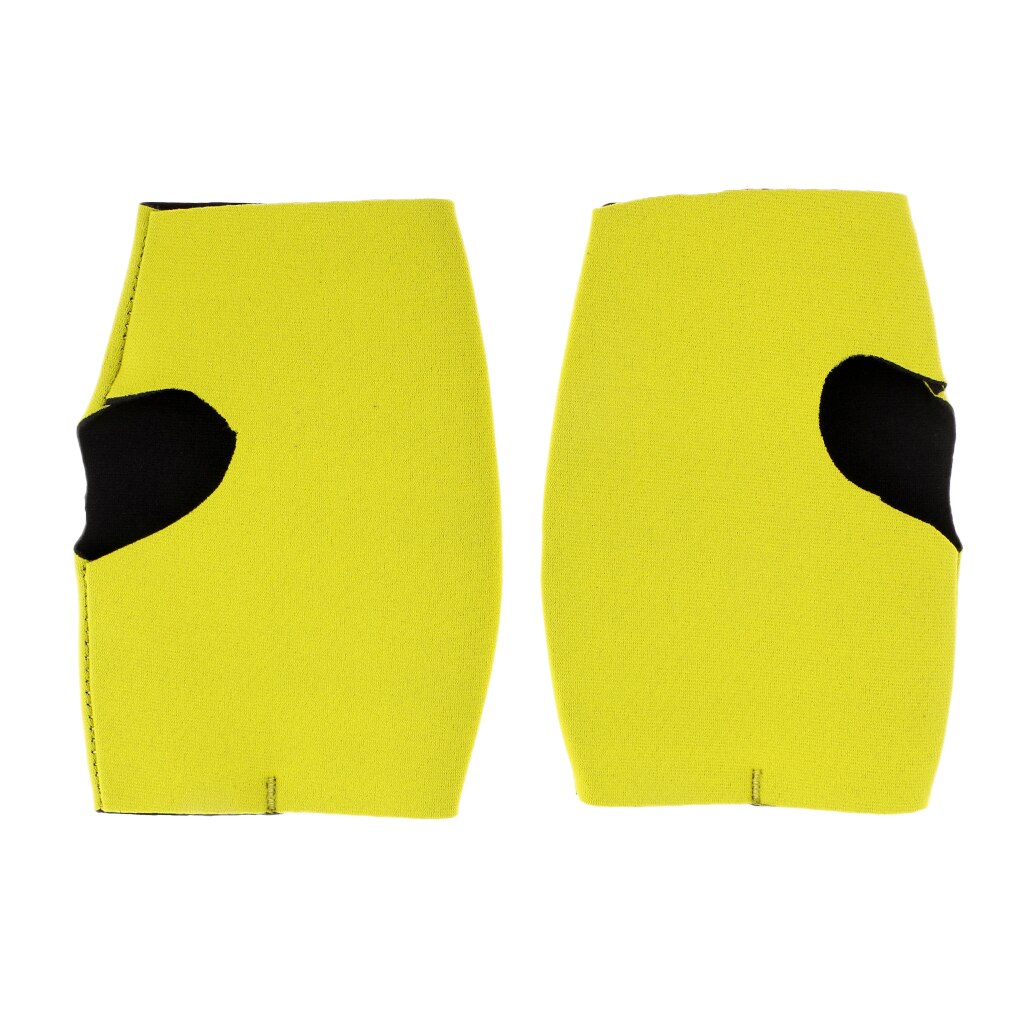 Neopren håndflatebeskytterhansker for kajakkpadling kanobåt vannsport - valg av størrelse og farge: S gul